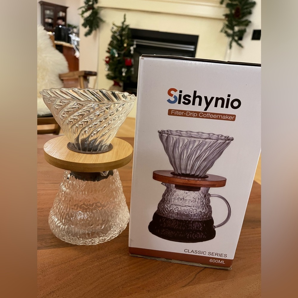 BrandNew Filter-Drip Coffee Tea Maker Glass(600ML)/ Coffee Pot